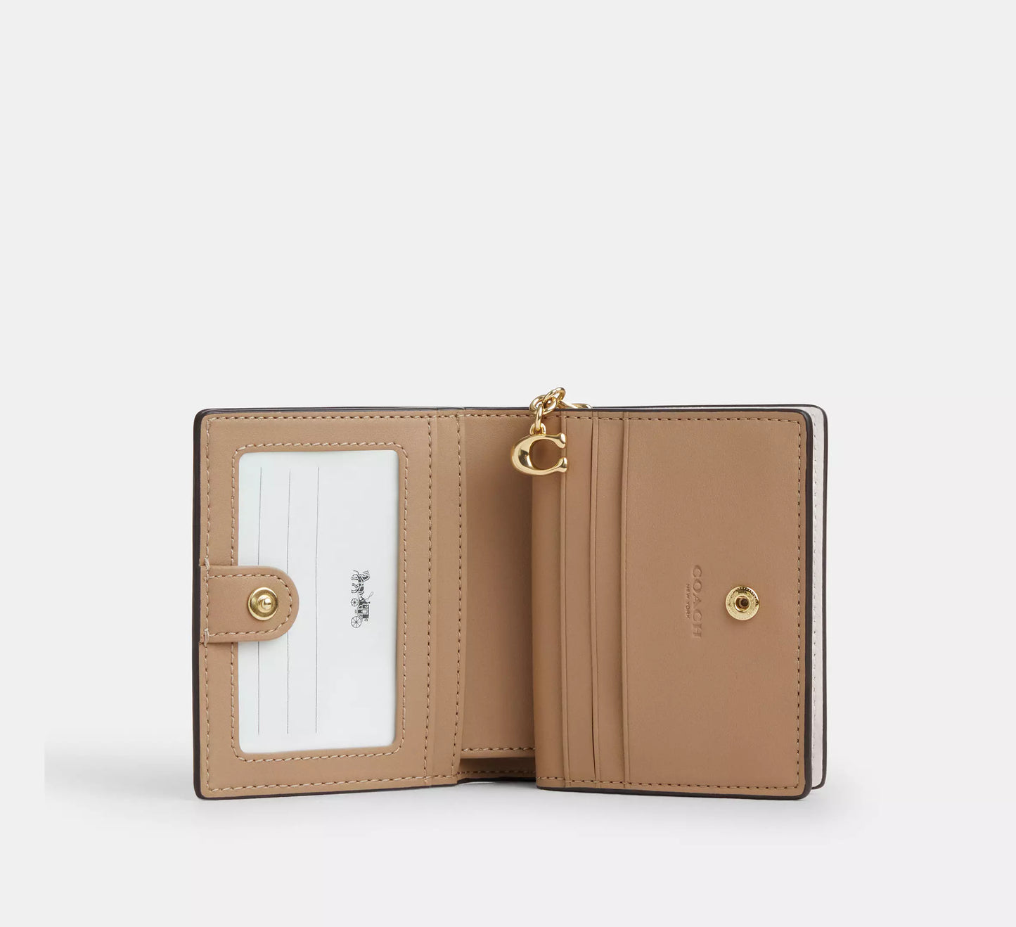 Coach Snap Wallet With Lips Print
