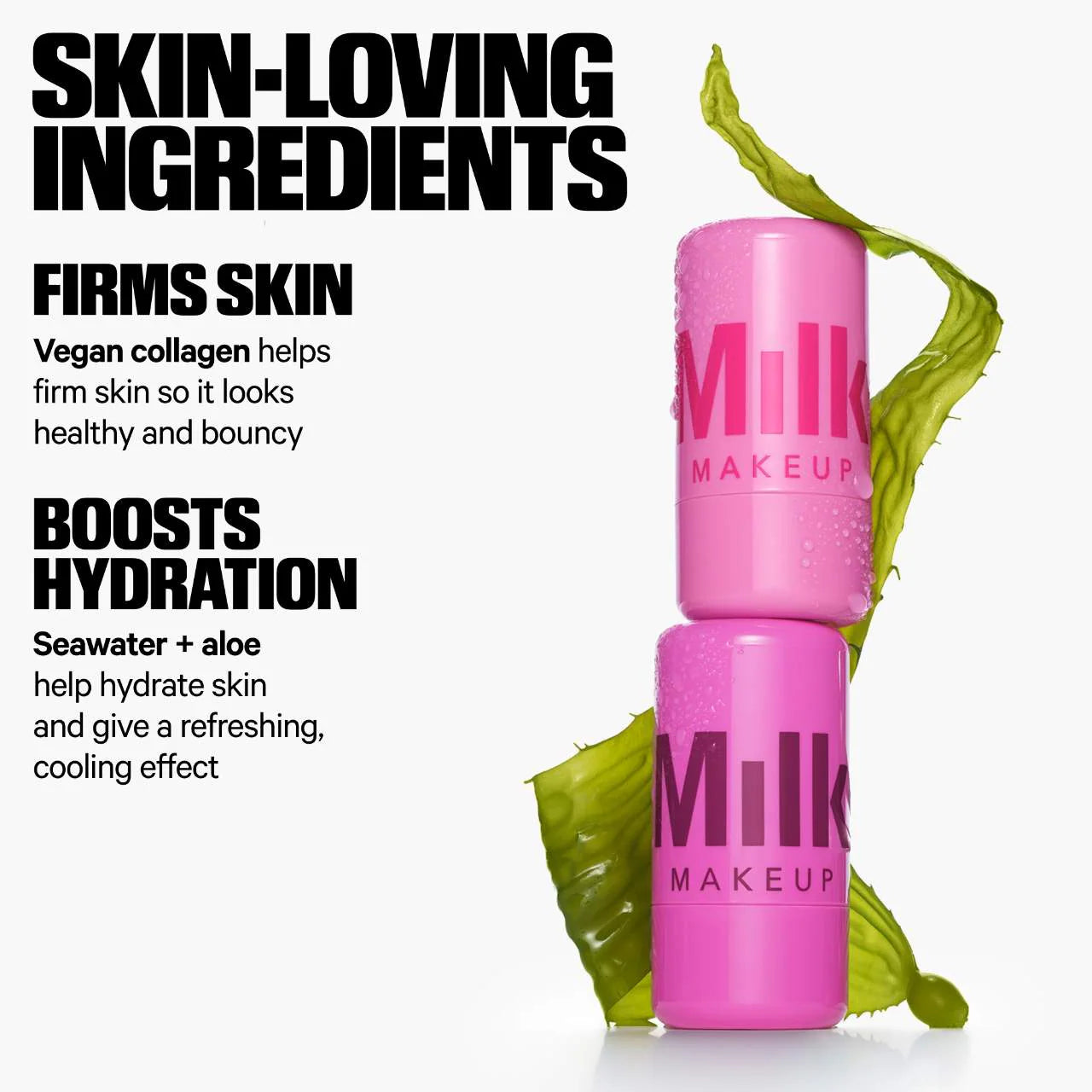 MILK MAKEUP Cooling Water Jelly Tint Lip + Cheek Blush Stain - Chill