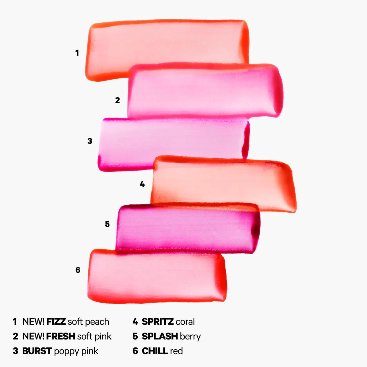 MILK MAKEUP Cooling Water Jelly Tint Lip + Cheek Blush Stain - Chill