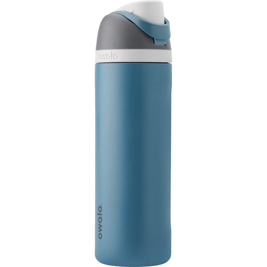 Owala 24oz FreeSip Stainless Steel Water Bottle, Blue Oasis