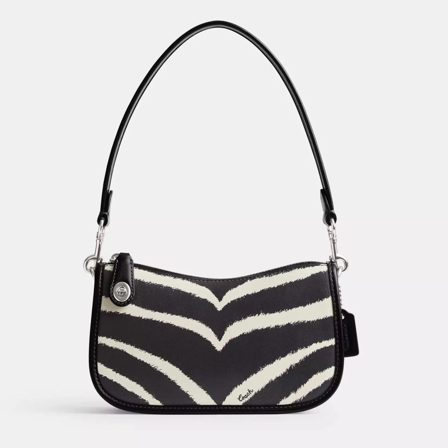 Coach Swinger Bag 20 With Zebra Print