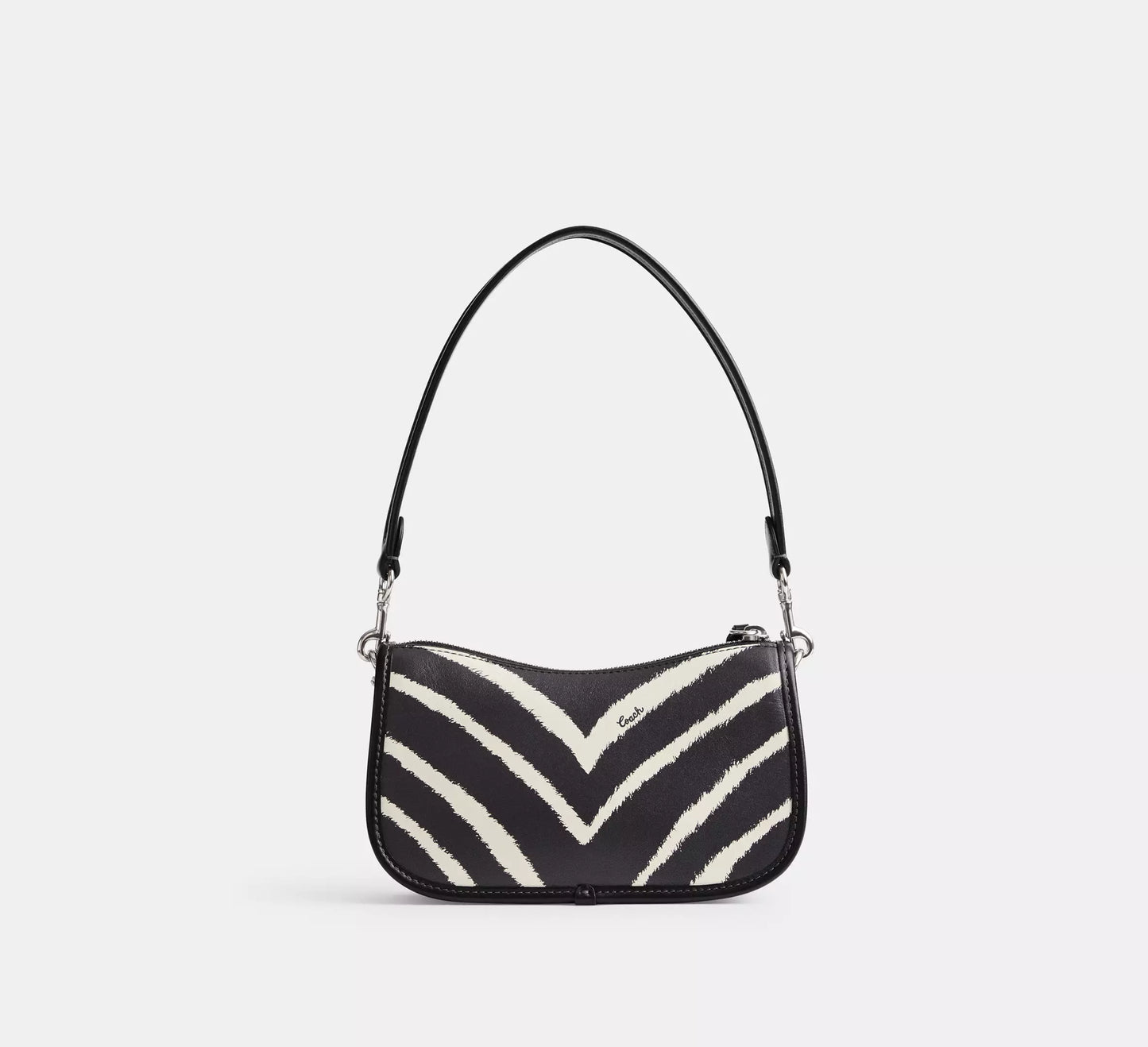 Coach Swinger Bag 20 With Zebra Print