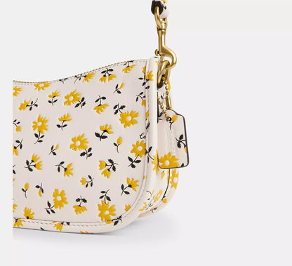 Coach Swinger Bag 20 With Floral Print