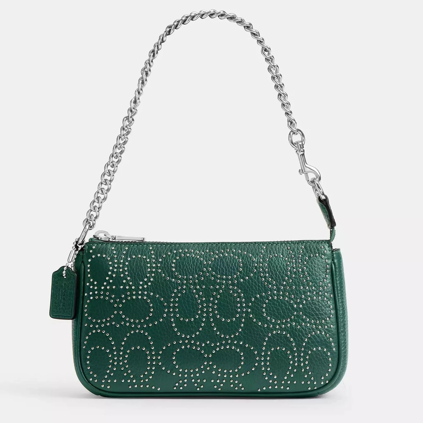 Nolita 19 With Signature Rivets, Emerald Green